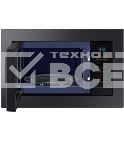 Микроволновая печь Samsung MS20A7013AB/BW черный (встраиваемая)
