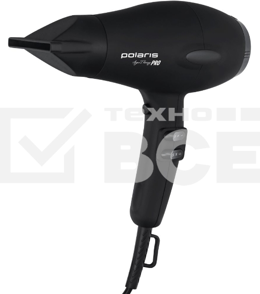 Фен  Polaris PHD2099ACi Argan Therapy PRO черный 2000Вт