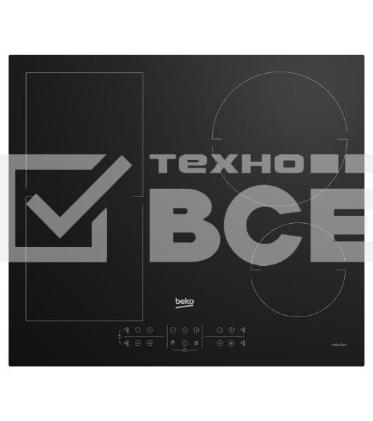 Индукционная варочная панель Beko HII 64200 FMT, черный