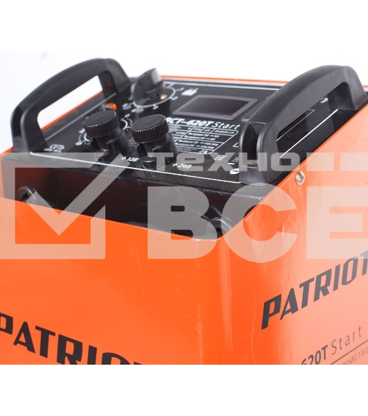 Устройство пуско-зарядное PATRIOT BCT-620T Start220В±15% 3300Вт 12/24В з/п90/550А 50-1000А/ч 25кг