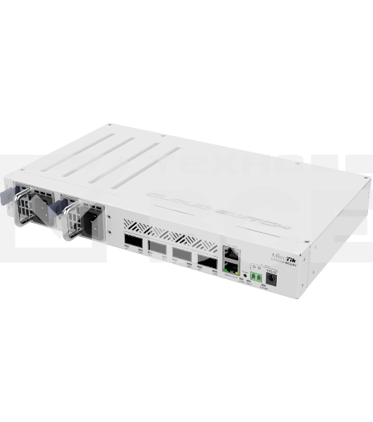 Коммутатор Mikrotik CRS504-4XQ-IN, 1x10Base-T/100Base-TX, 4xQSFP28, Switching capacity 800 Gbps