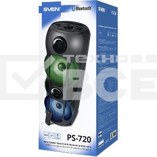 Мобильные колонки Sven PS-720 2.0 черные