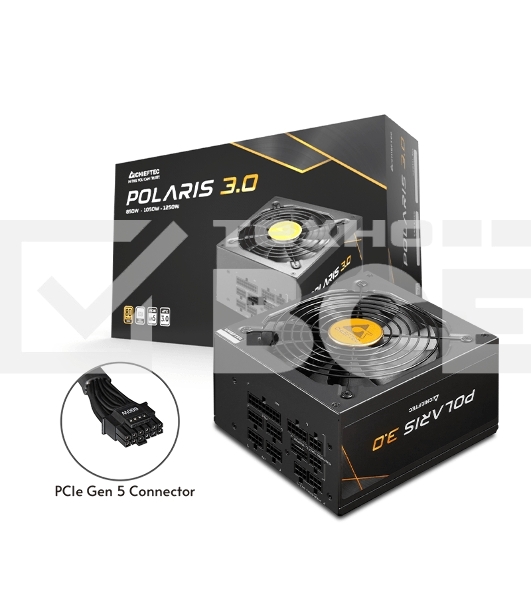 Блок питания Chieftec Polaris 3.0 PPS-1250FC-A3, 1250Вт, 80 PLUS Gold, 135мм, модульный, черный