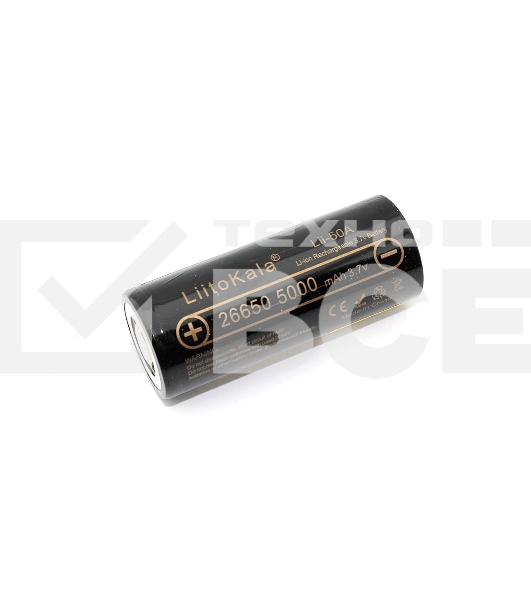 Аккумулятор LiitoKala Lii-50A 5000mAh, 3.7V типа 26650 Li-Ion