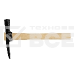 Молоток печника, 600 г, деревянная рукоятка, посадка без клина Россия, фото6