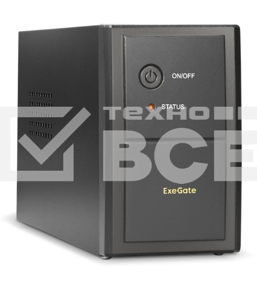 Источник бесперебойного питания ExeGate EP244541RUS Power Back BNB-400<400VA, Black, 2 евророзетки>