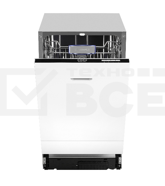 Встраиваемая посудомоечная машина Maunfeld MLP-082D Light Beam, серебристый, 44.8 см, 9 компл., 49 дБ, класс A++