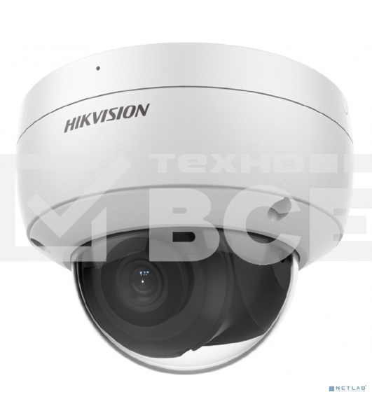 Уличная купольная IP-камера 2Мп HIKVISION DS-2CD2123G2-IU(D)(2.8мм) с EXIR-подсветкой до 30м и технологией AcuSense
