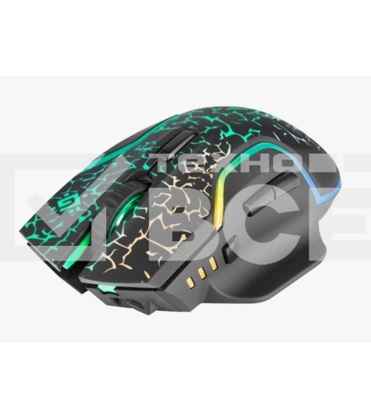 Мышь беспроводная Defender Oneshot GM-067 черный, 3200 dpi, радиоканал, USB, кнопки - 7