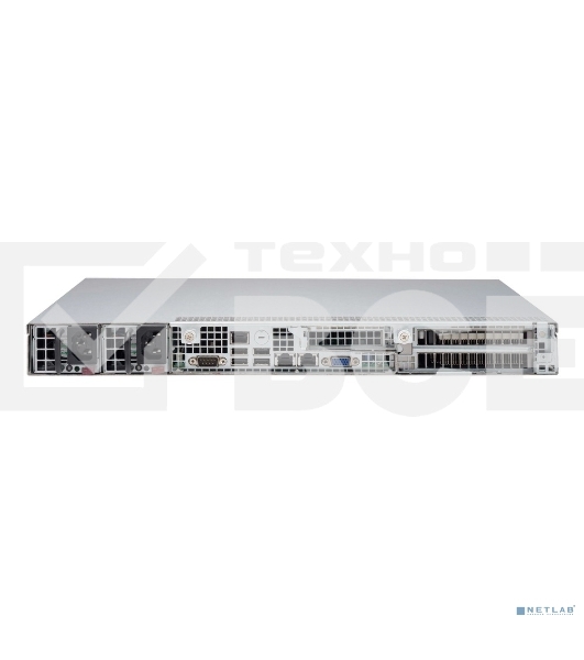 Компьютерный корпус 1U, Support WIO MB, max MB size 12.3
