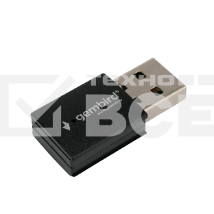 Сетевой адаптер WiFi+Bluetooth Gembird WNP-UA-017, 150 Мбит, мини, USB, 802.11b/a/g/n/ac, RTL87