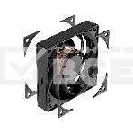 Кулер для ПК PCCooler F5R120 BK 3IN1 черный (120x120x25mm, 4-pin PWM, 46CFM, 26.88dBA, 1800RPM, 3pcs), фото6