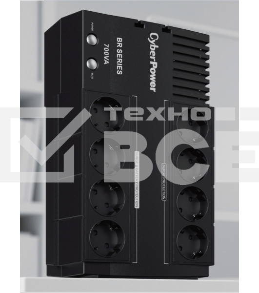 Источник бесперебойного питания Cyberpower BR700EA Line-Interactive 700VA/420W USB/RJ11/45 (4+4 EURO)