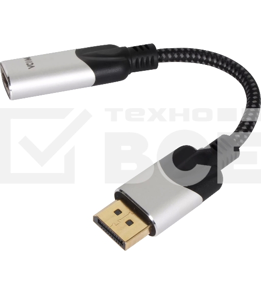 Кабель VCOM DISPLAY PORT TO HDMI 4K 0.15 M CG621M-0.15