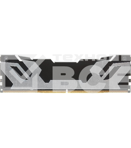 Оперативная память Kingston Fury Renegade, DDR5, 48GB (2x24GB), 7200MHz, CL38, DIMM, с радиатором, серебристый/чёрный