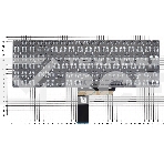 Клавиатура для ноутбука Asus VivoBook PRO 16 M7600QA черная, фото 1