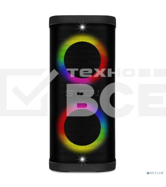 Мобильные колонки Sven PS-950 2.0 черные 2x80 W Bluetooth