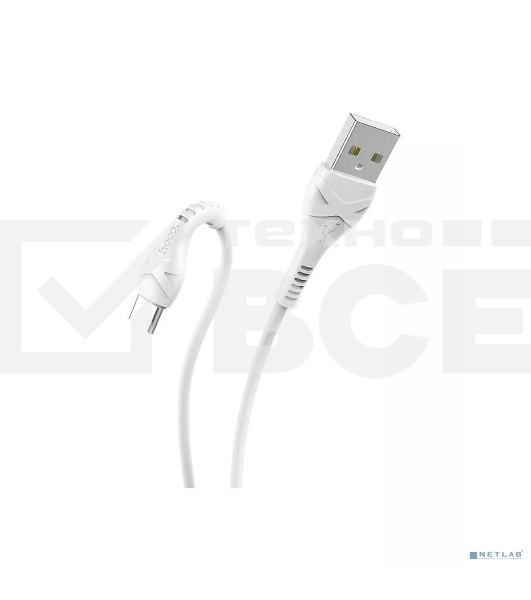 Кабель HOCO X37/USB Type-C/0.5m/2.4A/White