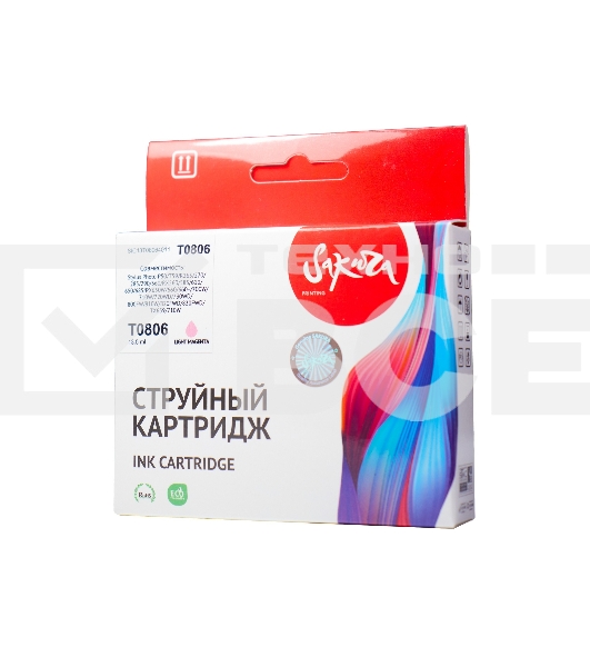 Картридж струйный Sakura C13T08064011 (T0806) для Epson, светло-пурпурный, 7,4 мл.