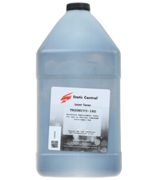 Тонер Static Control TRSUNIV3-1KG черный флакон 1000гр. для принтера Samsung ML2160/SCX3400/M2020/M2070
