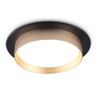 Светильник Ambrella light TN5228 BK/GD черный/золото GX53 max 12W D110*35
