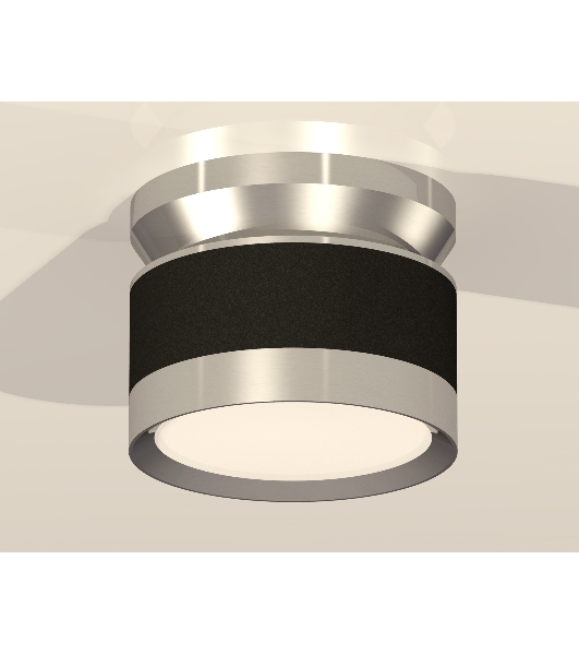 Светильник Ambrella Light XS8102055 SBK/PSL черный песок/серебро полированное GX53 (N8904, C8102, N8118)