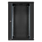 Шкаф телекоммуникационный 19' настенный 18U ExeGate EC-WM-18U.450.G.BLACK (19”, 18U, 600x450x901mm (ШхГхВ), передняя дверь закаленное стекло, съемные боковые панели, пыле- и влагозащита IP23, черный RAL 9004, 2 коробки), фото12