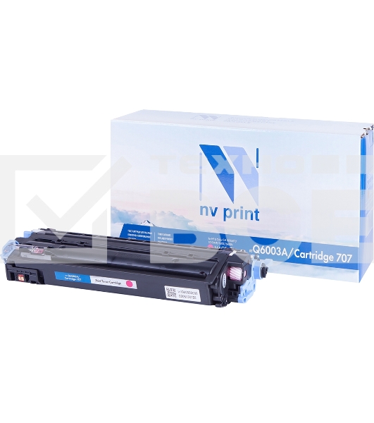 Картридж лазерный NVPrint совместимый HP Q6003A/Can707 Magenta для LJ Color CM1015MFP/1017MFP/1600/2600N (2000k)