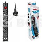 Сетевой фильтр Buro BU-SP1.8_USB_2A-B 1.8м (6 розеток) черный (коробка), фото6