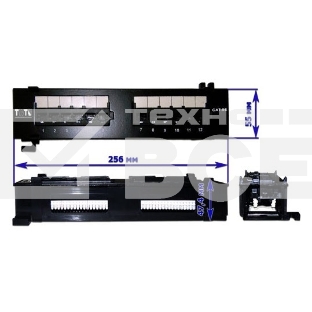 Патч-панель Lanmaster TWT-PP12UTP-H 19