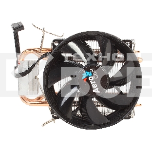 Кулер для процессора AeroCool / Formula Verkho 2 серебристый, 90 мм, алюминий/медь, 2000 об/мин, 25 дБ, 4 pin, 110 Вт, 125 мм