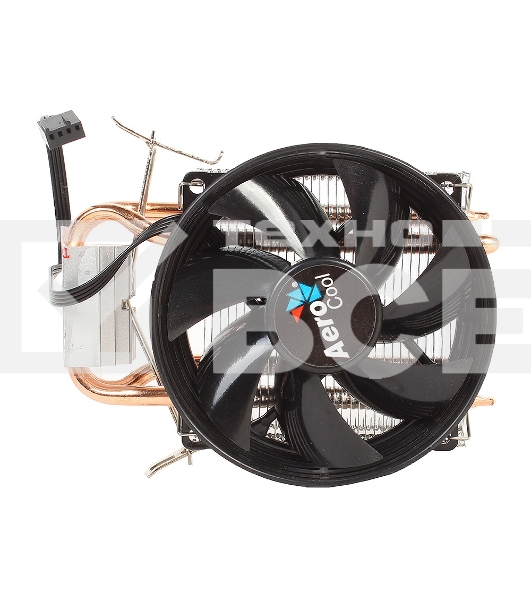 Кулер для процессора AeroCool / Formula Verkho 2 серебристый, 90 мм, алюминий/медь, 2000 об/мин, 25 дБ, 4 pin, 110 Вт, 125 мм