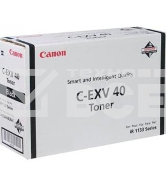 Картридж лазерный CANON C-EXV40 TONER BK EURC-EXV40 3480B006 черный (6000стр.) для Canon iR1133/1133A/1133iF