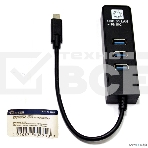 Кабель-адаптер 5bites UA3C-45-10BK USB3.1, 3хUSB3.0, RJ45 1G, черный, фото4