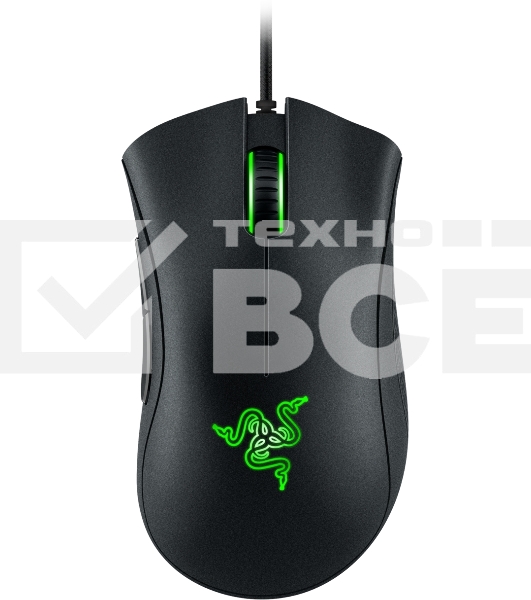 Мышь проводная Razer DeathAdder Essential черный, 6400 dpi, USB, кнопки - 5