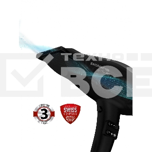 Фен  Polaris PHD2099ACi Argan Therapy PRO черный 2000Вт
