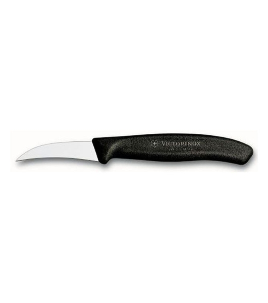 Нож кухонный Victorinox Swiss Classic (6.7503) стальной для чистки овощей и фруктов лезв.60мм прямая заточка черный