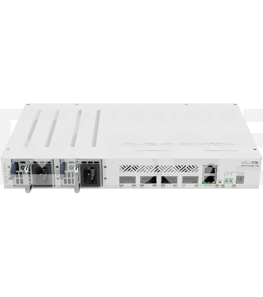 Коммутатор Mikrotik CRS504-4XQ-IN, 1x10Base-T/100Base-TX, 4xQSFP28, Switching capacity 800 Gbps
