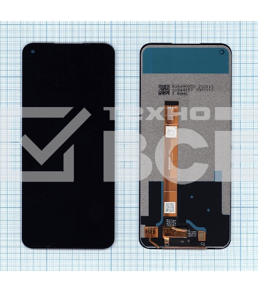 Дисплей для Realme 6 черный