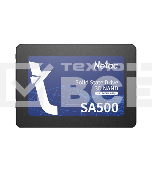 Накопитель SSD Netac SA500, 2TB, SATA III, 2.5