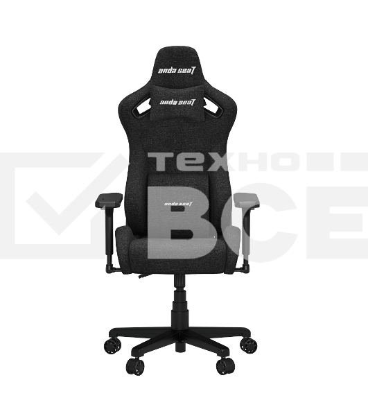 Кресло игровое Anda Seat Kaiser Frontier, цвет черный, размер M (90кг), материал ткань (модель AD12)