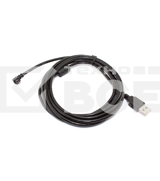 Кабель USB  Type A на Mini USB угол вправо  3 м