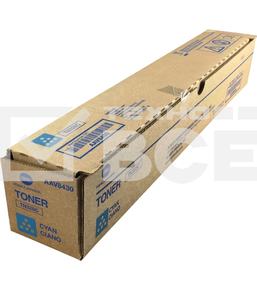 Картридж лазерный TN­328C Konica Minolta для C250i/C300i/C360i, 28К голубой AAV8450