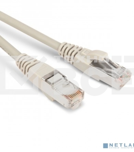 Патч-корд Hyperline F/UTP, экранированный, Cat.5e, LSZH, 10 м, серый PC-LPM-STP-RJ45-RJ45-C5e-10M-LSZH-GY