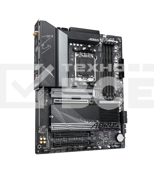 Материнская плата GIGABYTE B650 AORUS ELITE AX V2, AM5, AMD B650, 4xDDR5, 4xSATA, 3xM.2, 1xPCI-E 4.0 x16, 1xHDMI, 1xDP, 1xUSB-C 3.2 Gen 2, 5xUSB-A 3.2 Gen 1, 2xUSB-A 3.2 Gen 2, 4xUSB-A 2.0, 1x 2.5Gb LAN, 3x3.5 мм, 7.1, ATX