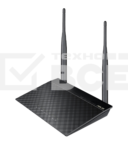 Сетевое оборудование ASUS RT-N12 E WiFi Router (RTL) {802.11b / g / n, 4UTP 10 / 100 Mbps, 1WAN, 300Mbps, 2x2dBi}