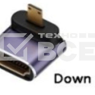 Переходник micro HDMI  на HDMI вниз