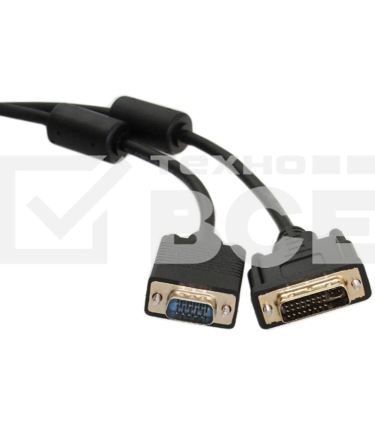 Кабель-переходник DVI (24+5)----> VGA_M/M 1,8м Telecom ( TA680F-1.8M) Кабель-переходник DVI (24+5)----> VGA_M/M 1,8м Telecom ( TA680F-1.8M)