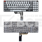 Клавиатура для ноутбука Asus VivoBook PRO 16 M7600QA серебристая, фото4