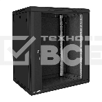 Шкаф телекоммуникационный 19' настенный 15U ExeGate EC-WM-15U.600.G.BLACK (19”, 15U, 600x600x769mm (ШхГхВ), передняя дверь закаленное стекло, съемные боковые панели, пыле- и влагозащита IP23, черный RAL 9004), фото14